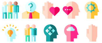 Human relations and Emotions icon pack