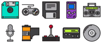 Retro Gadget icon pack
