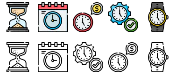 Time icon pack