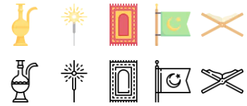 Ramadan icon pack