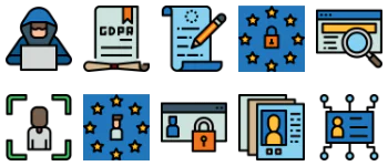 GDPR icon pack