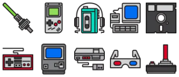 Retro Gadget icon pack