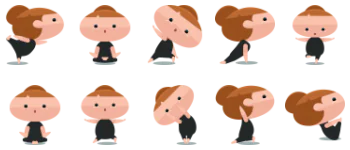 Yoga Poses icon pack
