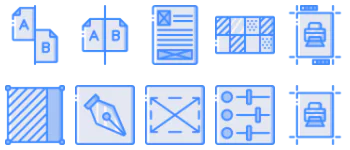 Desktop publishing Icon-Paket