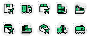 Shipping icon pack