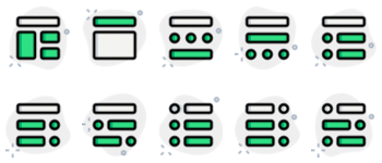 Wireframe アイコンパック