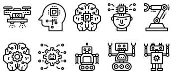 Robotics icon pack