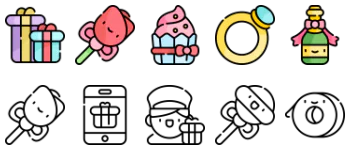 Gift icon pack