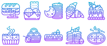 Bakery icon pack
