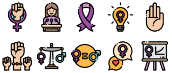 Feminism icon pack