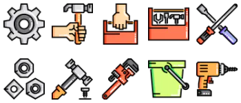 Toolbox pakiet ikon