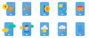 Smartphone Technology icon pack