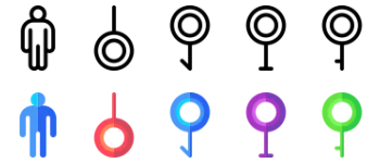 Gender Identity icon pack