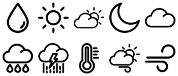 Weather icon pack