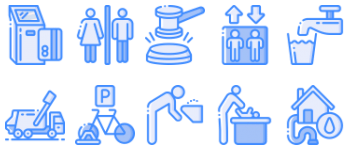 Public Services Icon-Paket
