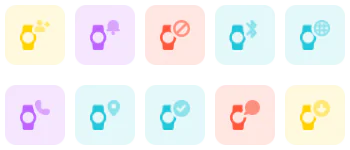 Smartwatch icon pack