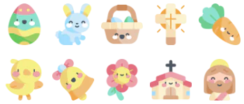 Easter Day Icon-Paket