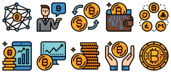 Bitcoin icon pack