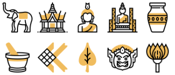 Thailand Symbols icon pack