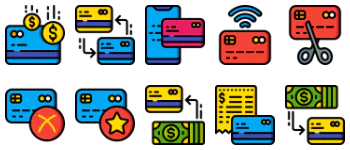Card Payments paquete de iconos