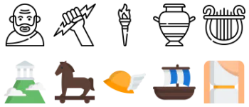 Ancient Greece icon pack