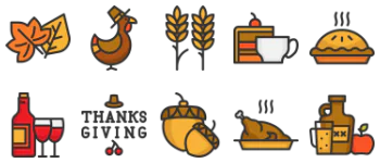 Thanksgiving icon pack