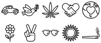 Hippies icon pack