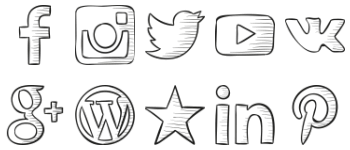 Handmade Social icon pack