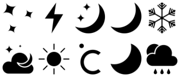 Weather icon pack
