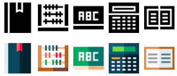 Learning icon pack