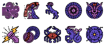 Astrology icon pack