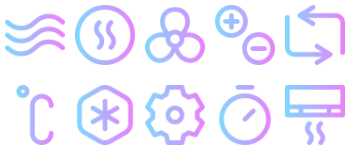 Air aconditioning icon pack