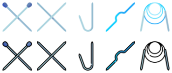 Knitting icon pack