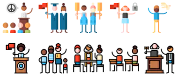 Peace and Human Rights icon pack