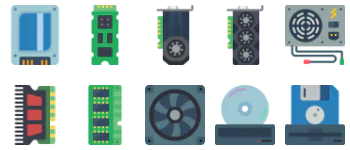 Computer Hardware gói biểu tượng