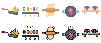 Cooking icon pack