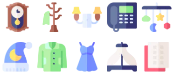 Bedroom icon pack