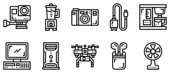 Electronics набір іконок