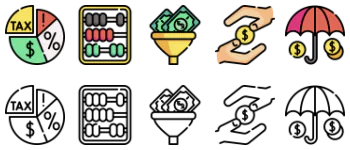 Taxes icon pack