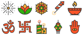 Diwali Elements icon pack