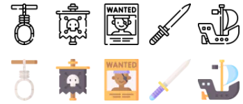 Pirates icon pack