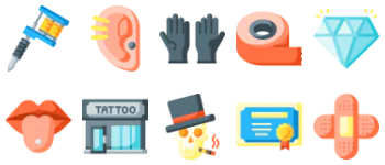 Tattoo Studio icon pack