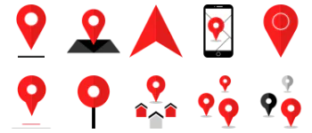 Maps and Locations icon pack
