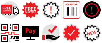 Shopping icon pack