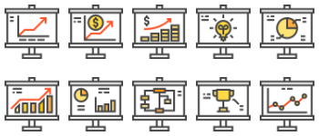 Presentation icon pack