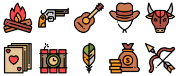 Wild West icon pack