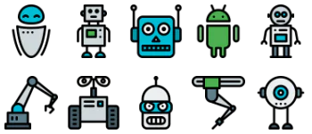 Robots Icon-Paket