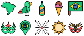 Brazilian Carnival icon pack