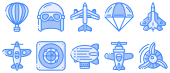 Aviation icon pack