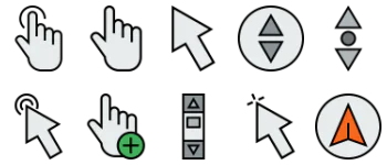 Cursors paquete de iconos